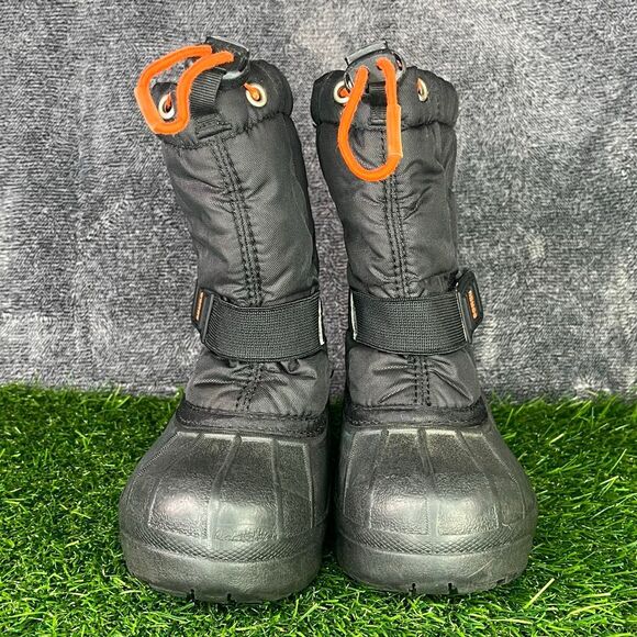 Sorel Snow Pack Winter Boots kid US 10 / UK 9 Waterproof Insulated Black - Picture 2 of 7